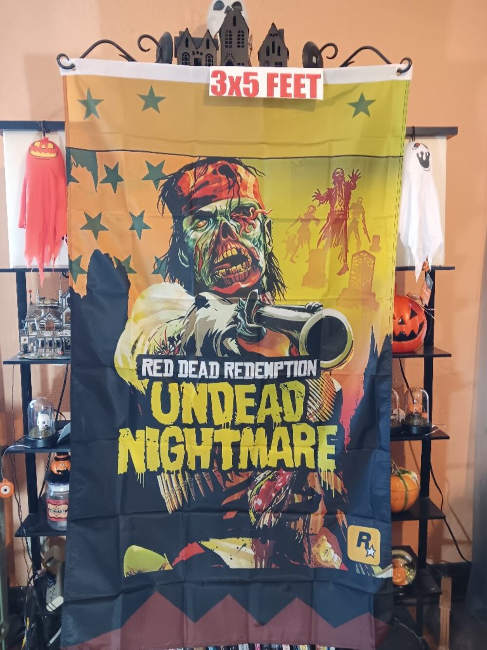 🎃 Halloween Red Dead Redemption Undead Nightmare 2 3X5 Feet Flag Banner
